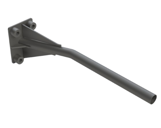 Suporte Para-Lama Dianteiro Compatível DAF CF / XF 6x4 - LE