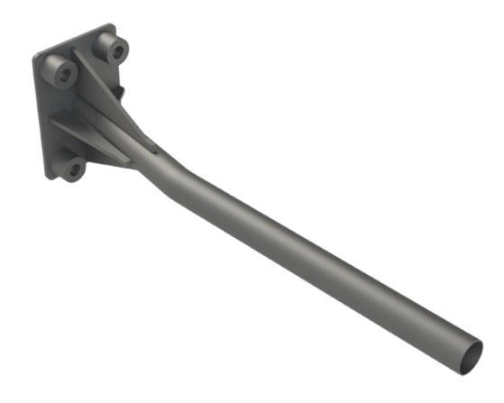 Suporte Para-Lama Dianteiro Compatível DAF CF / XF 6x4 - LD