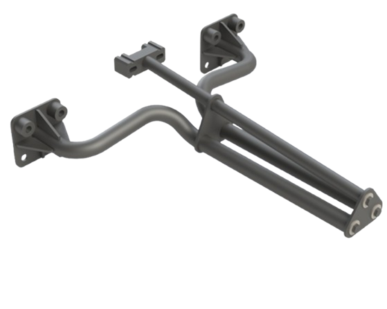 Suporte Para-Lama Entre Eixo Compatível DAF CF / XF 6x2